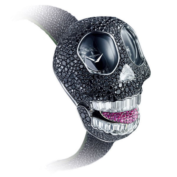 de GRISOGONO 全新Crazy Skull骷髏頭珠寶腕表 寶石表 骷髏頭 Crazy Skull de GRISOGONO 新表預覽  第5張