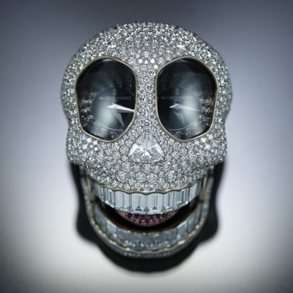 de GRISOGONO 全新Crazy Skull骷髏頭珠寶腕表 寶石表 骷髏頭 Crazy Skull de GRISOGONO 新表預覽  第6張