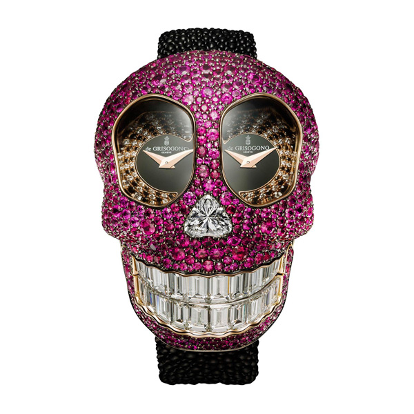 de GRISOGONO 全新Crazy Skull骷髏頭珠寶腕表 寶石表 骷髏頭 Crazy Skull de GRISOGONO 新表預覽  第7張