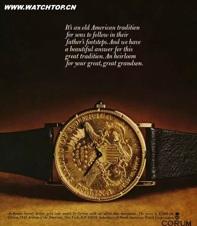 CORUM昆侖表推出50周年紀(jì)念版金幣腕表 紀(jì)念版 金幣 CORUM 昆侖表 腕表 熱點(diǎn)動(dòng)態(tài)  第3張