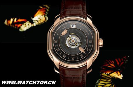 寶格麗推出全新Papillon Tourbillon Central腕表
