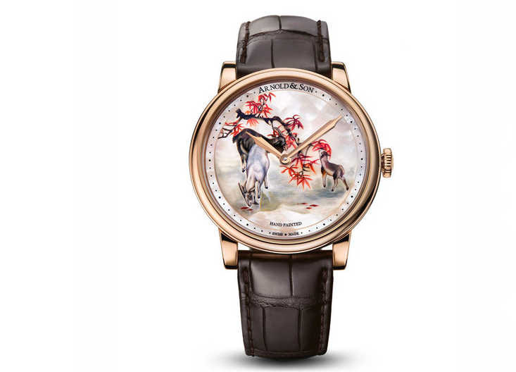 水墨巧繪 吉「羊」時刻    Arnold & Son 推出中國羊年限量版腕表