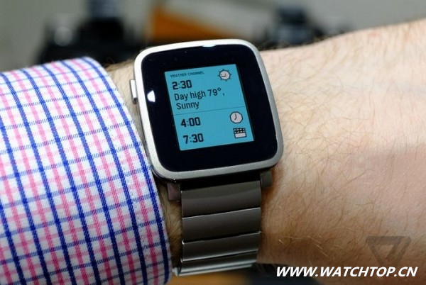 Apple Watch發布后，推動Pebble新款智能手表Time眾籌金額翻番 Pebble Apple Watch 智能手表 熱點動態  第1張