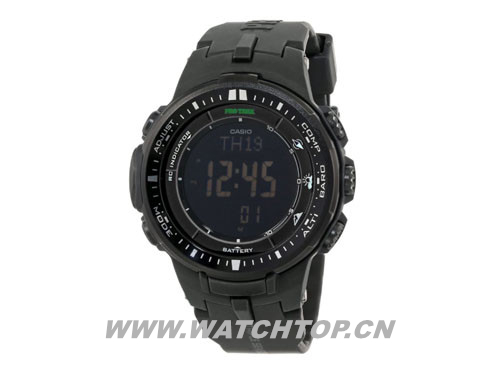 CASIO 卡西歐 PRW-3000-1ACR 太陽能6局電波登山表