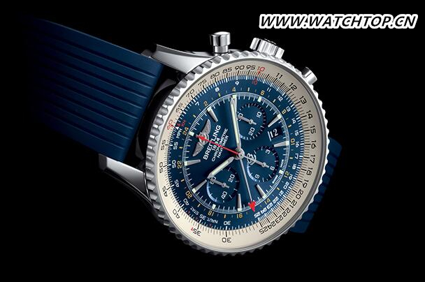 手腕上的極光藍，Breitling 最新限量款“NAVIGIER GMT”腕表登場 限量版“NAVITIMER GMT” Breitling 腕表? 新表預覽  第1張