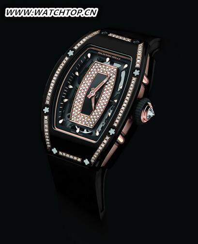 情趣優(yōu)雅：RICHARD MILLE RM07 01黑色納米陶瓷鑲鉆腕表 優(yōu)雅 情趣 RICHARD MILLE 珠寶 腕表 新表預(yù)覽  第2張