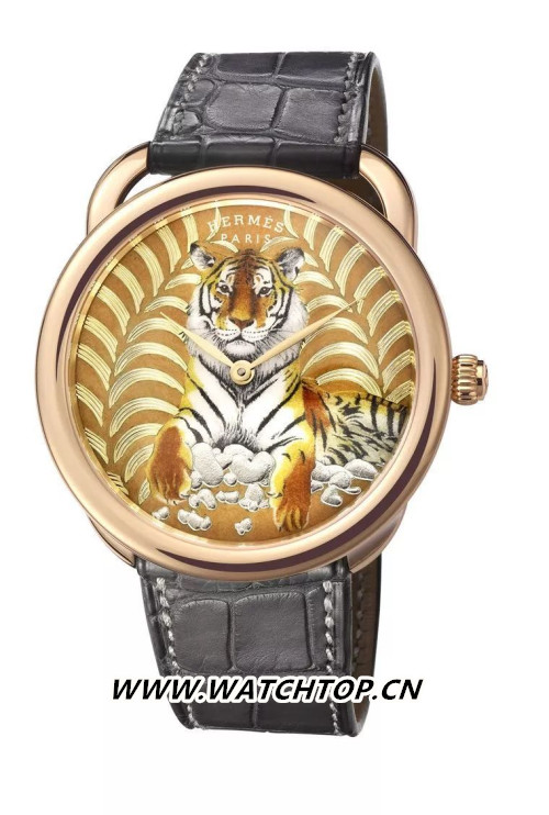 隱性的高復雜工藝 愛馬仕Arceau Tigre Royal 愛馬仕 行業資訊  第3張